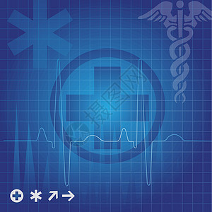 医学符号插画情况翅膀博士药品蓝色医师生活帮助统计卫生背景图片
