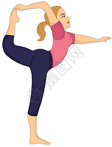 正在锻炼的女人正在做伸展运动插画艺术品女性身体娱乐训练运动装女士绘画火车力量插画