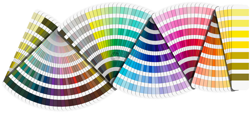彩通调色板  背景光谱圆形指导插图色轮电脑圆圈打印彩虹伽马图片