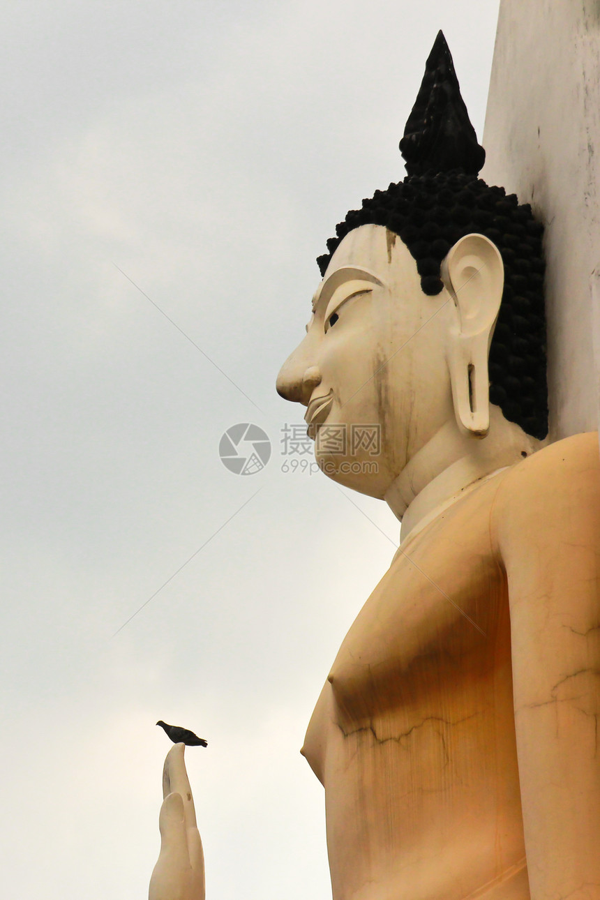 寺 泰国彭世洛圣雄地标金子佛教徒雕塑建筑学艺术寺庙废墟历史图片