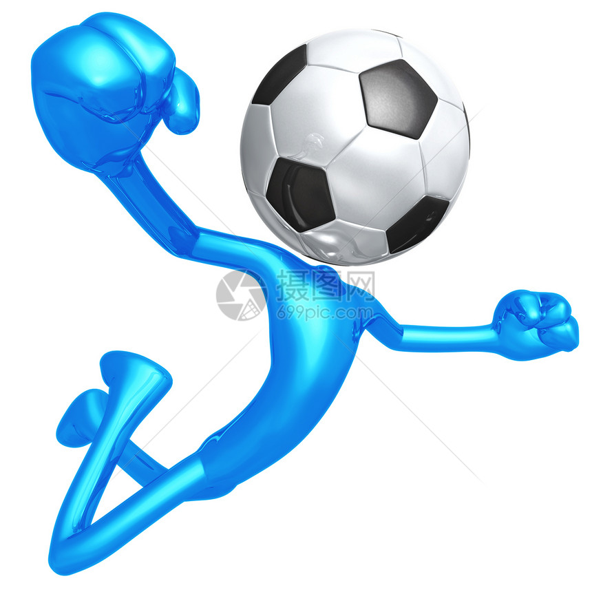 足球足球为欢乐跳跃团队卡通片喜悦庆典推介会游戏娱乐运动员动物男人图片