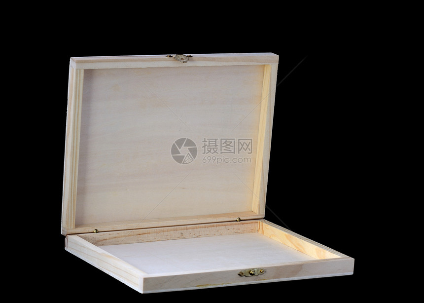 丁木盒纸盒扁平盒木制品宝物盒图片