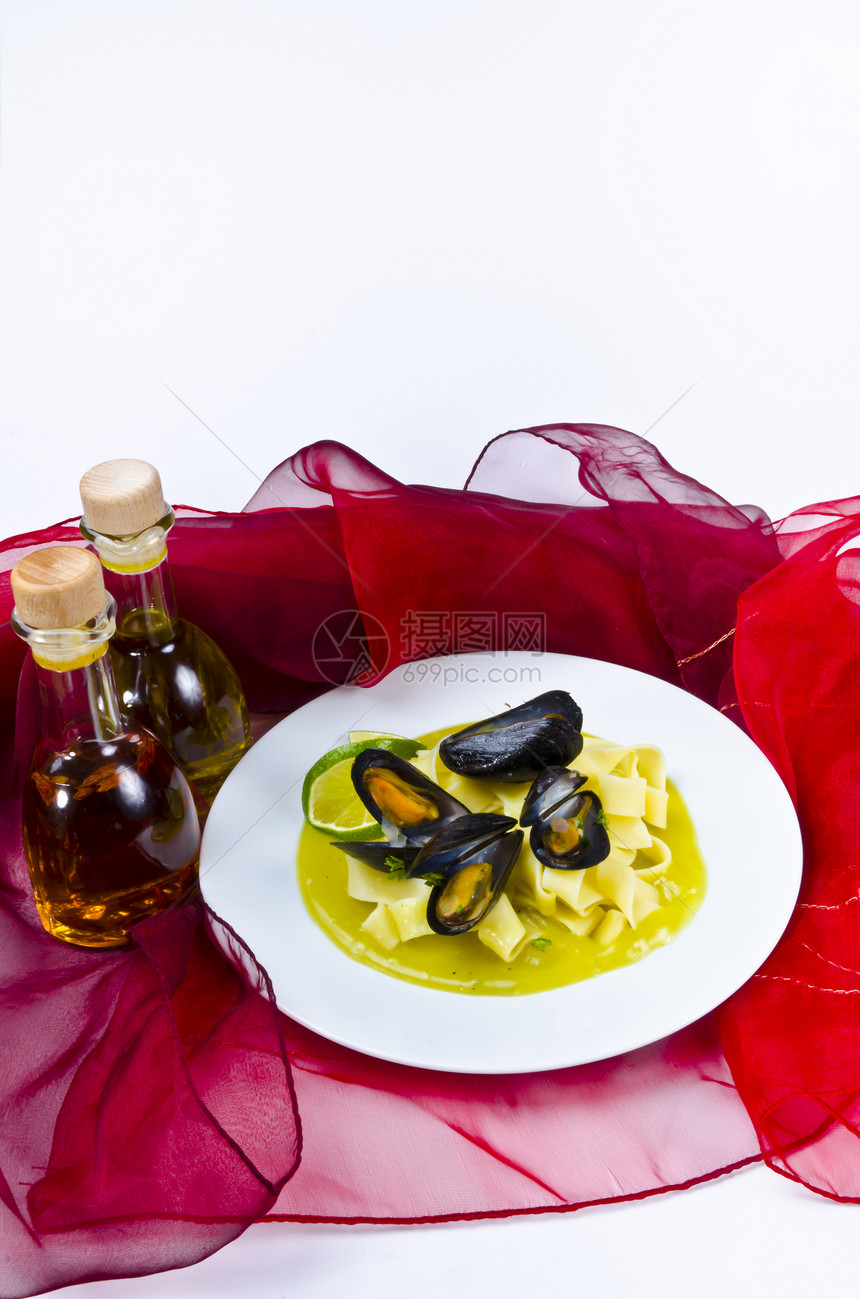 贝壳动物厨房食物餐厅盘子甲壳海鲜营养海洋午餐图片
