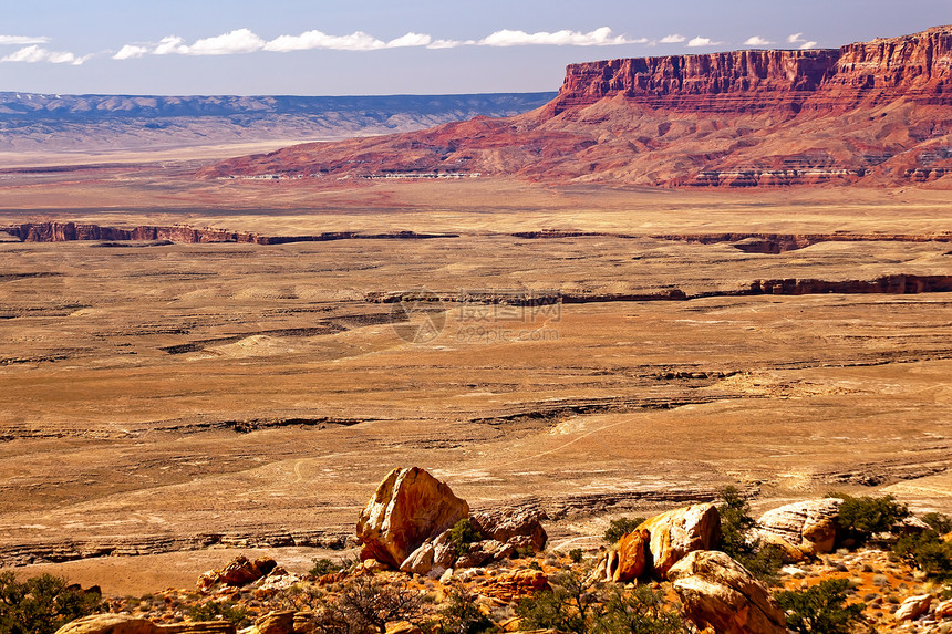 雷德梅萨大峡谷亚利桑那州编队岩石石头地层地质学土地环境荒野沙漠悬崖图片