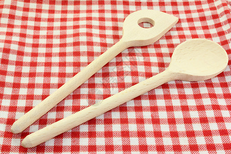 烹饪勺工具乡村木头厨房勺子餐具木勺子高清图片素材