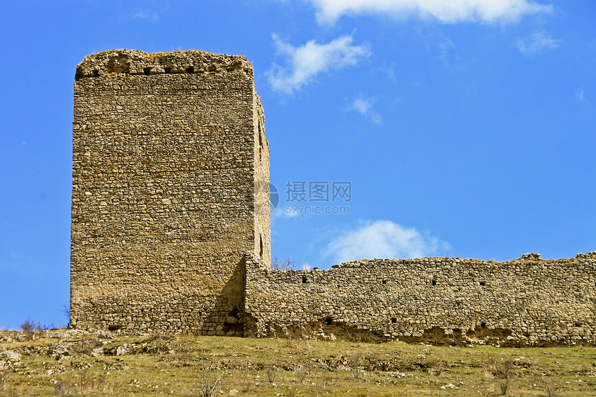 科尔特斯提省托罗克森杰吉奥尔吉的城堡废墟图片