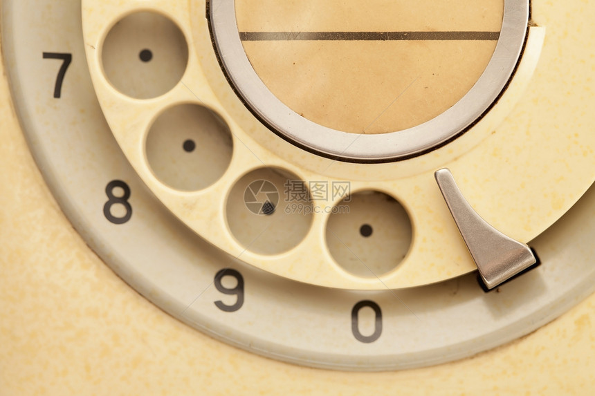 古代电话历史办公室电缆古董黄色拨号商业听筒图片