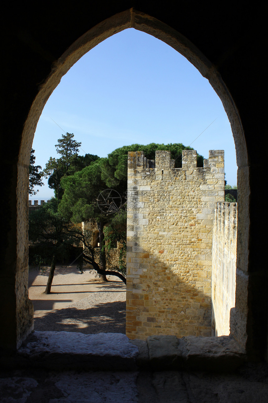 圣乔治城堡 里斯本 波图格的窗口详情图片