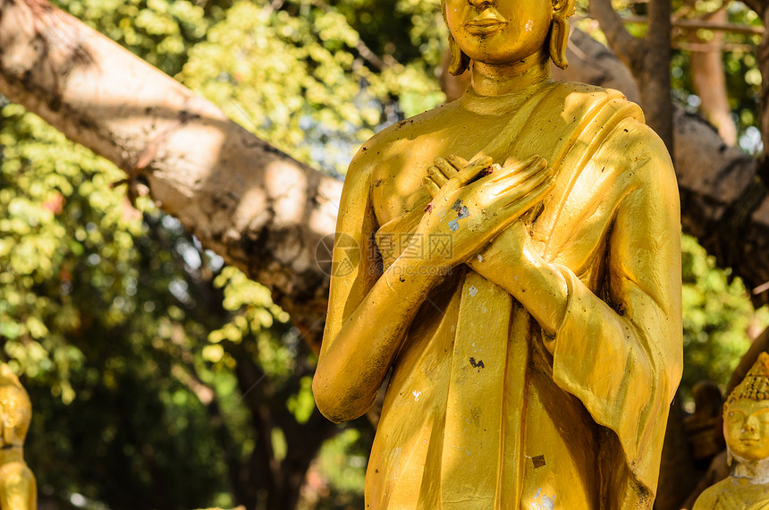 古佛祖精神文化宗教寺庙崇拜旅行地标雕像艺术黄色图片