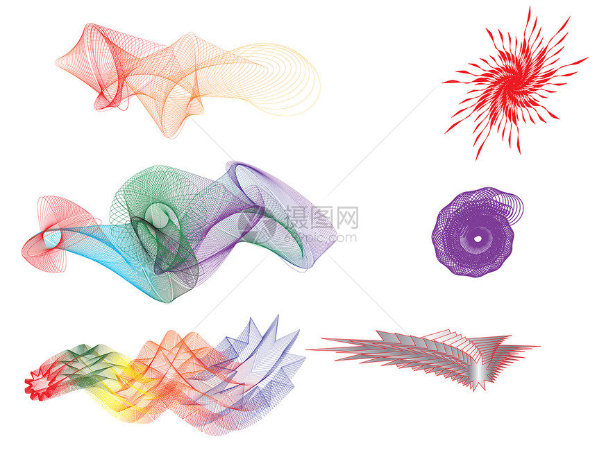 摘要形状组构成Name几何学星星艺术插图线条长方形图片