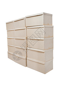 高配机箱主图白上孤立的纸板盒纸板回收邮件店铺纸盒邮政白色办公室送货船运背景