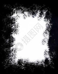 Grunge 遮罩艺术类边界边缘黑色画笔白色空白画像染色背景图片