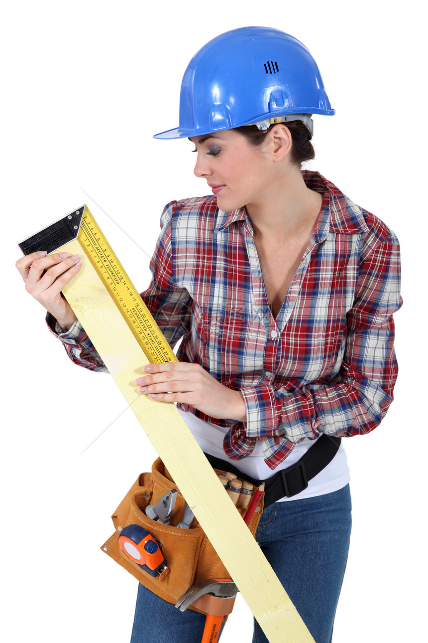 测量板的手工艺女工材料松树橡木技术对角线木板地面木头工人硬木图片