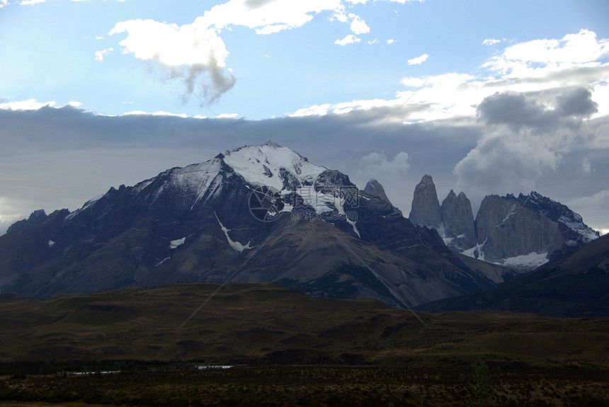 智利的景观农村冰川国家草原荒野乡村风景岩石图片