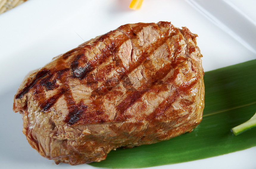 日本神户牛肉烤肉蔬菜烹饪牛扒食物午餐肋骨叶子营养餐厅牛肉图片