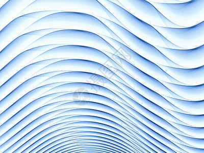 挥动形状材料屏幕海浪曲线设计元素正弦波边缘蓝色流动背景图片