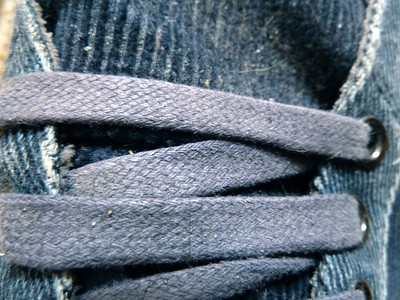 蓝带织物蕾丝材料纺织品背景图片