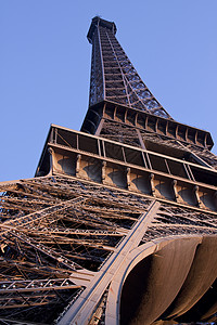 埃菲尔铁塔铁塔天空蓝色背景图片
