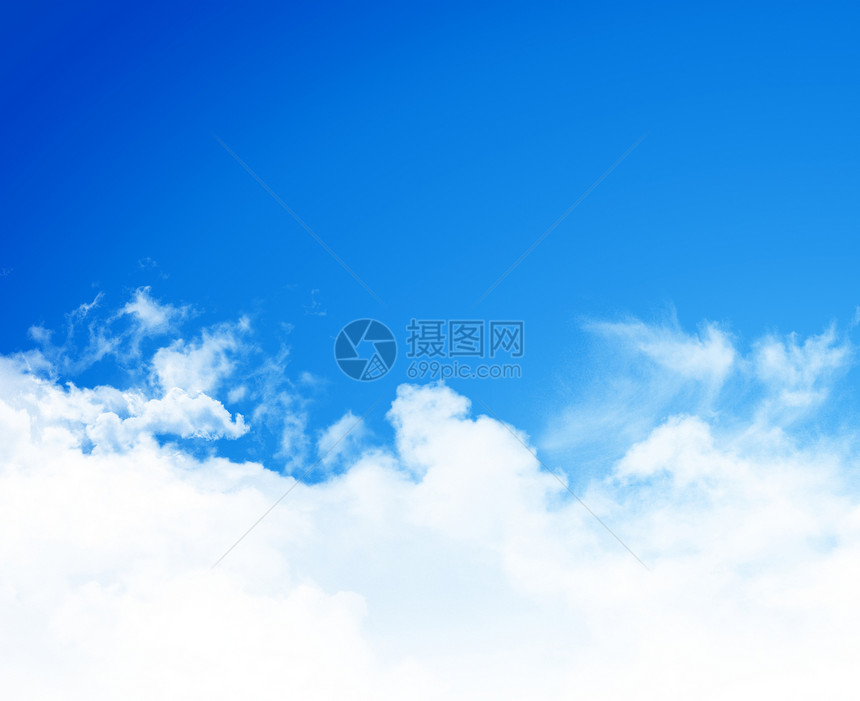蓝蓝天空臭氧天际天堂天气阳光活力环境自由气象蓝色图片