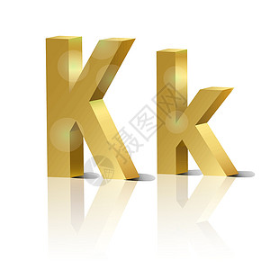 金金字母K24K金高清图片