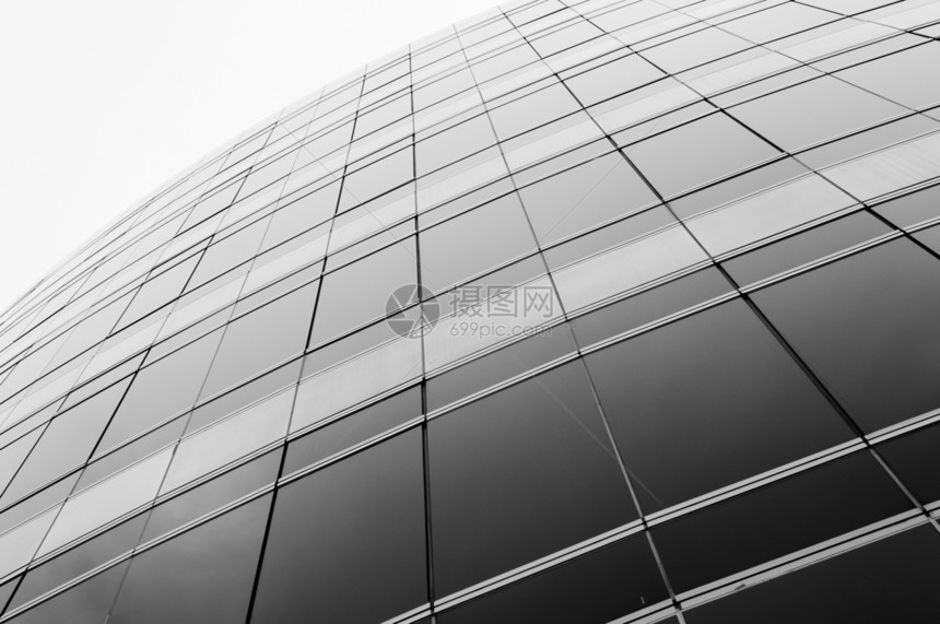 现代建筑摩天大楼建筑学办公室房子商业景观玻璃建造财产反射图片