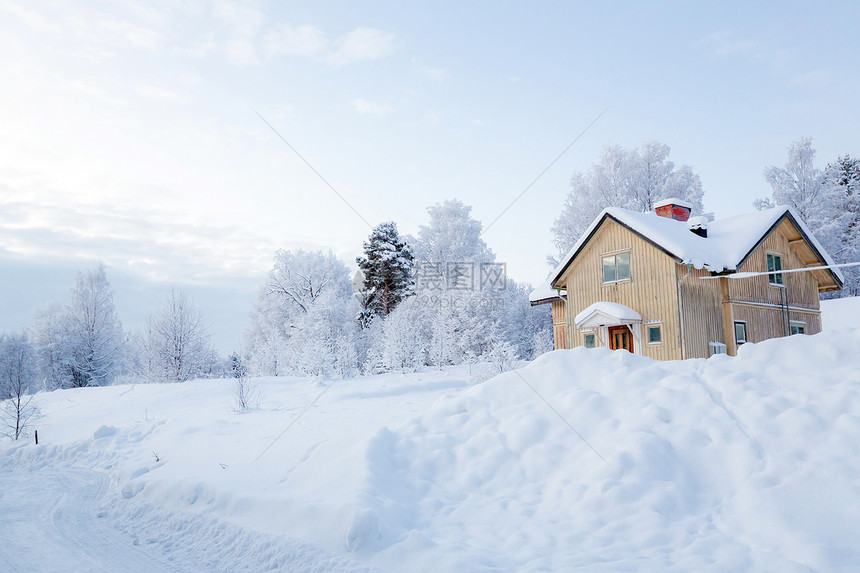 瑞典冬季地貌景观瑞典图片
