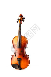 白上隔离的老旧小提琴中提琴旋律低音乐器木头笔记艺术大提琴音乐音乐家背景图片