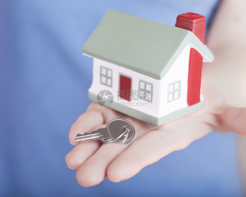 众议院钥匙销售金融娃娃建造住宅保险活动住房商业图片