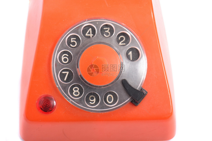 手机电话办公室白色全球耳机古董塑料戒指扬声器操作员旋转图片