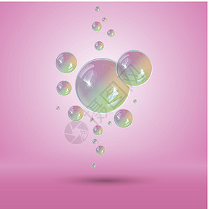 彩虹泡沫多彩香皂泡沫设计图片