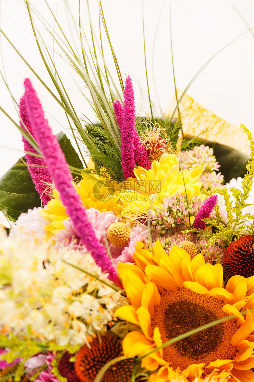 花束花朵植物群雏菊母亲菊花叶子妈妈订婚礼物花瓶婚礼图片