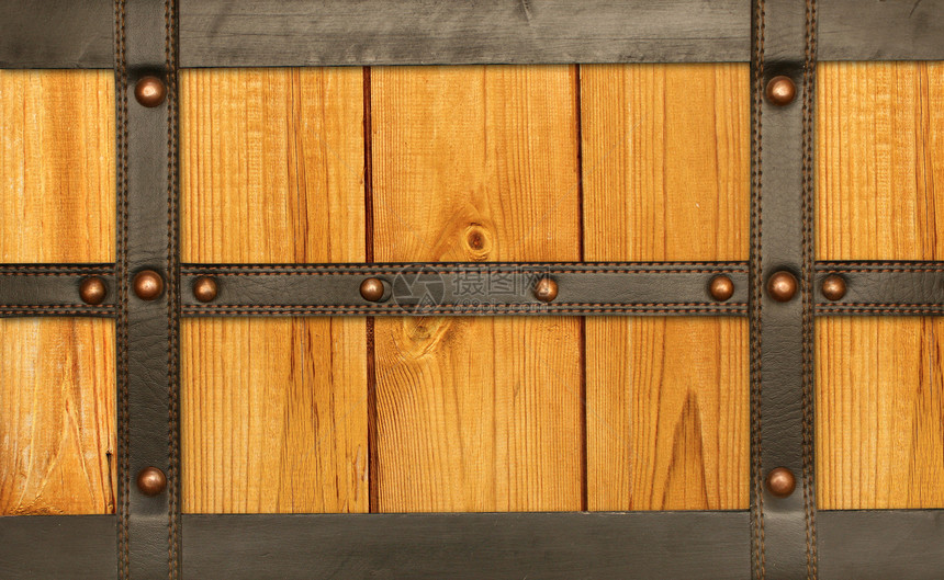 皮带和木板棕色胸部黑色盒子木头框架配饰带子剪贴簿金属图片