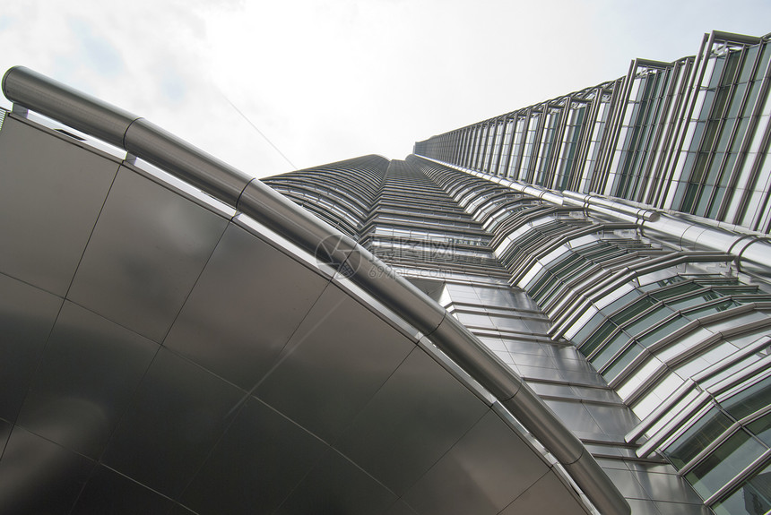 吉隆坡场景吸引力市中心办公室玻璃瓜拉景观中心建筑金属图片