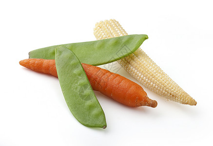 新鲜蔬菜绿色食物饮食生产青豆背景图片