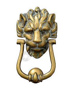 Ornate 狮子门敲钟者背景图片