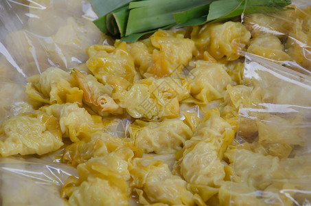 清点和食物美食饺子黄色营养点心糕点背景图片