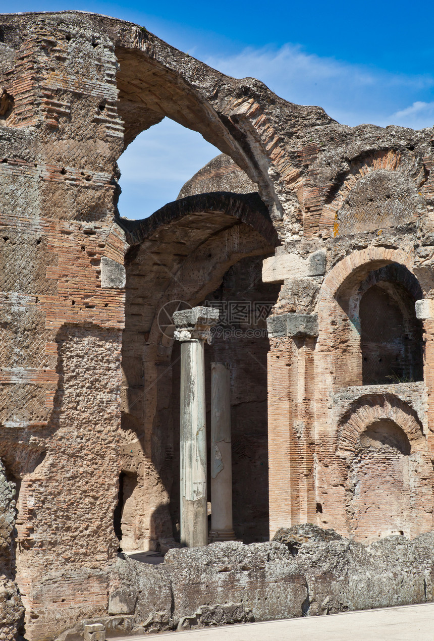 罗马柱别墅旅行论坛地标风景帝国住宅历史性柱子场景图片