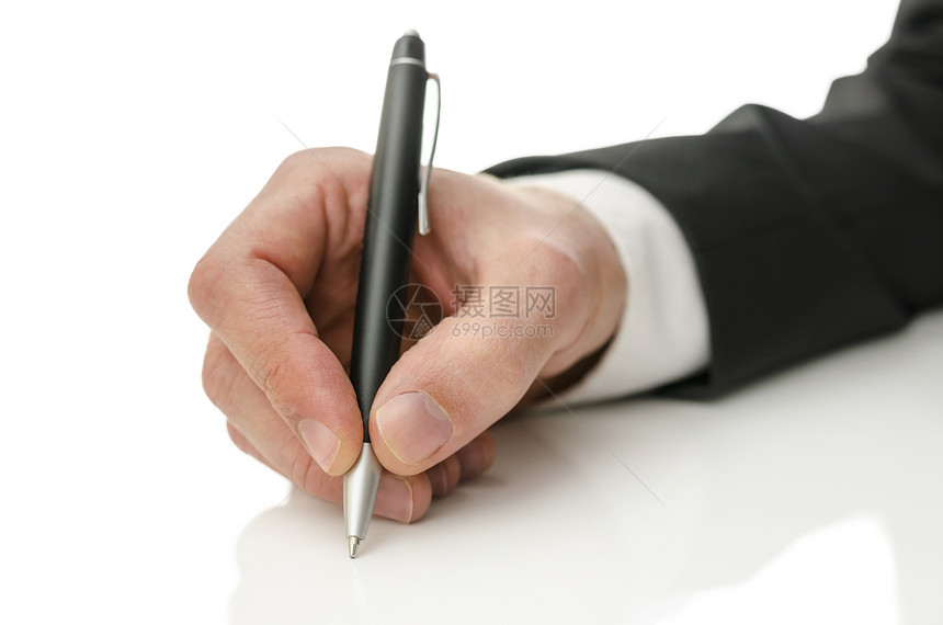 在复制空间上手写笔记商务人士空白经理男性商业男人白色图片