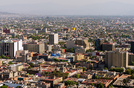 墨西哥城视图建筑学建筑城市去向办公室拉丁天线高清图片