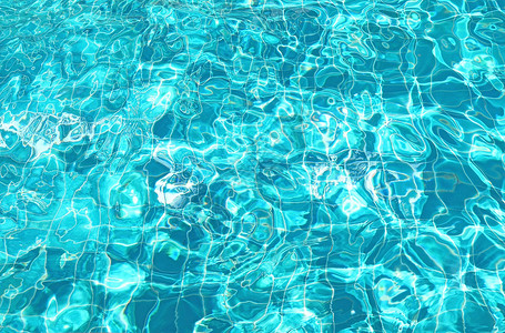 游泳池背景的水质图案海浪绿色蓝色背景图片