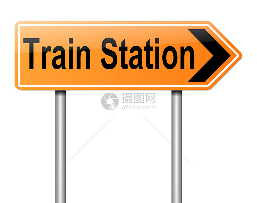 火车站标志白色交通航程插图铁路旅行城际过境建筑运输图片