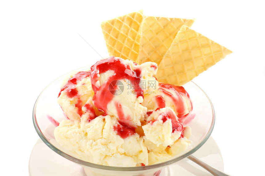 与拖放相伴的冰冷 cream美食美味食物勺子诱惑晶片味道育肥烹饪甜点图片
