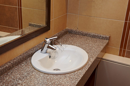 瓷砖墙洗手间反射来源房子合金镜子金属浴室卫生瓷砖卫生间背景