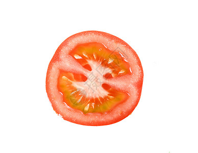 番茄片蔬菜白色沙拉花园红色背景图片
