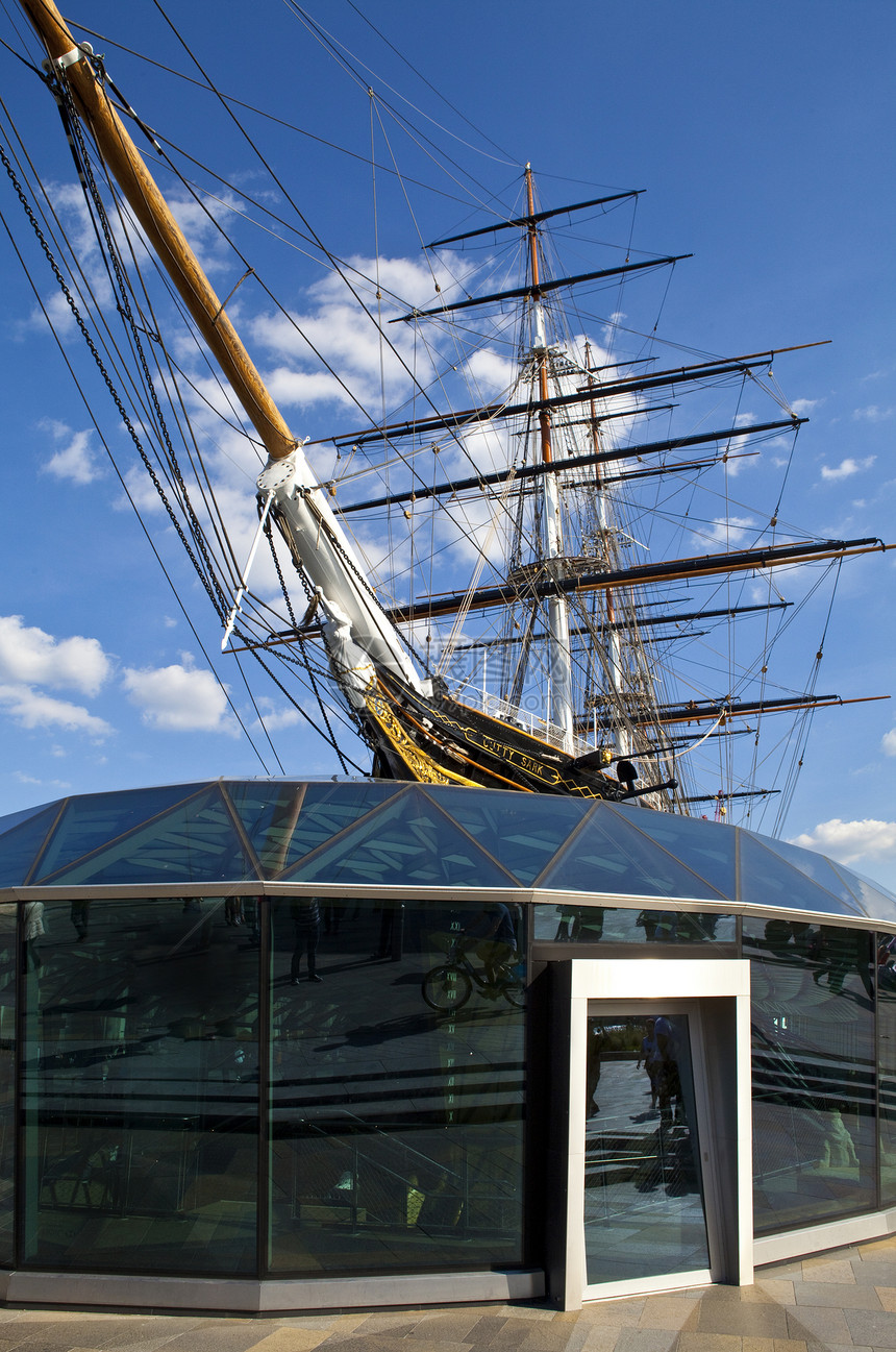 格林威治的切肉萨克旅行航行历史性桅杆船运历史船舶吸引力地标景点图片