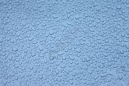 下滴蓝色天气下雨雨滴背景图片