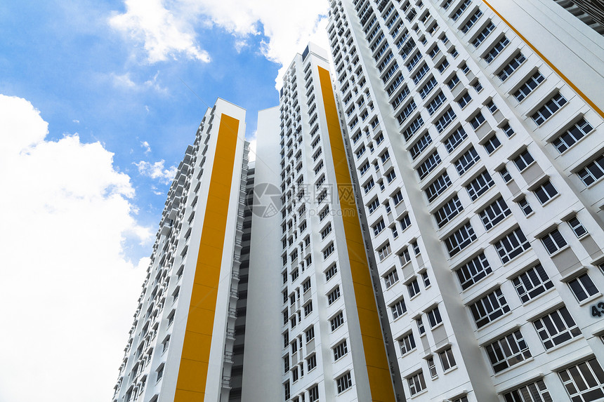 公寓楼房子多层建筑学天空基础设施财产住房城市住宅橙子图片
