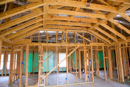美国住宅木制木制房屋对接管道商业木材房子住宅窗户财产住房大厦框架背景图片