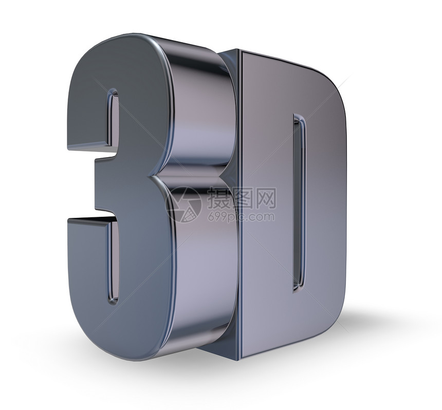 3d 标签电影网络字母金属立体镜数字字体娱乐技术格式图片