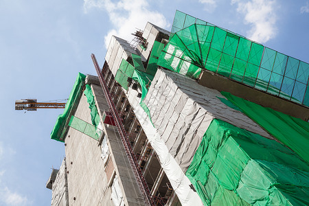 大建筑工地领班基础设施工作构造劳动职业脚手架组装男性水泥头盔高清图片素材